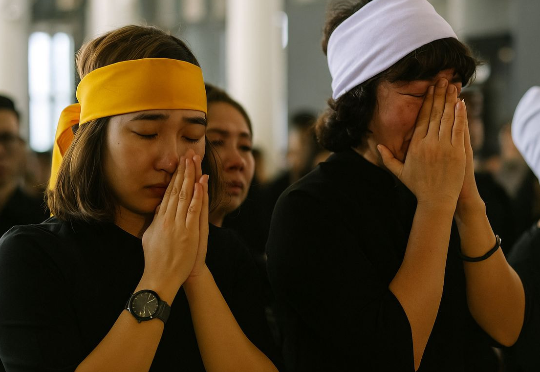 Ý nghĩa màu khăn tang trong tang lễ truyền thống